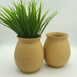 Handmade pottery vases